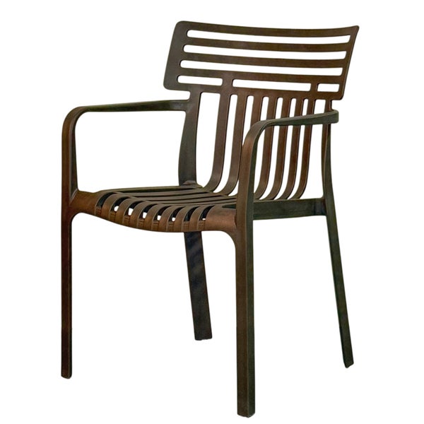 Stuhl mit Armlehnen für den Außenbereich