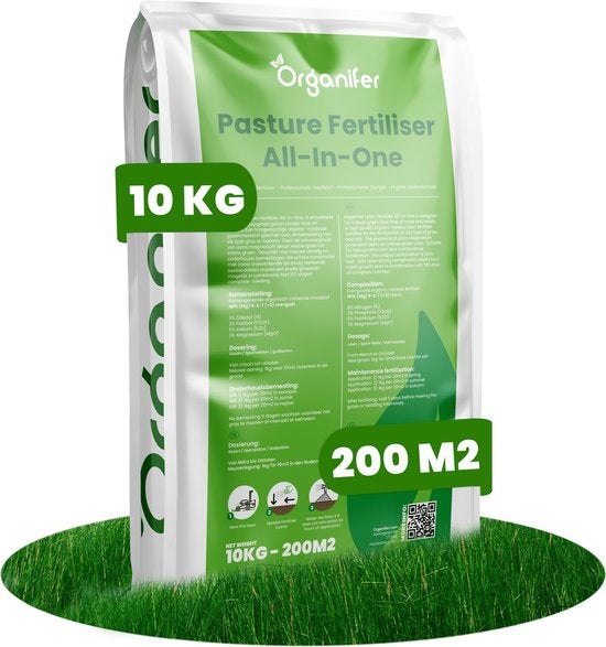 Weidedünger All-In-One (10 kg für 200 m2) - Organifer