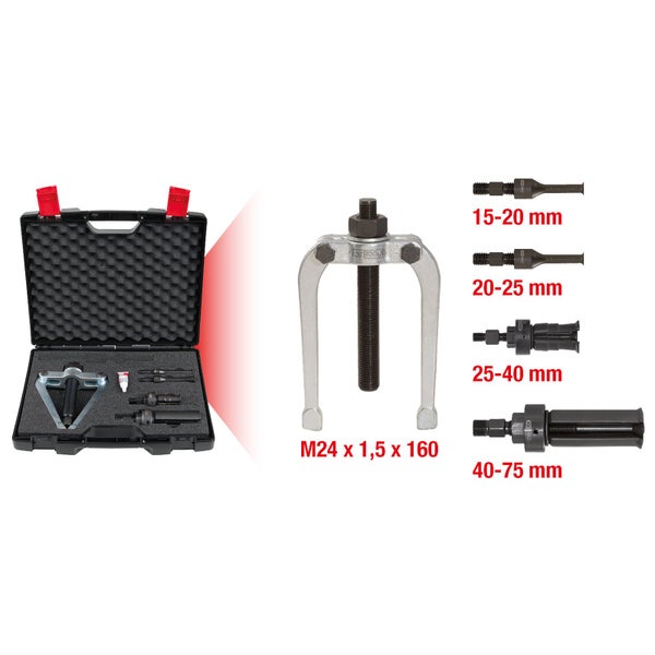 KS Tools Abzieher-Satz mit Innen- und Aussenabzieher im Koffer