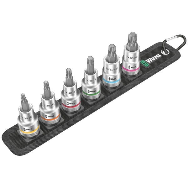 Wera Belt C 3, 1/2 Bit-Nüsse Torx HF6tlg. - 003997