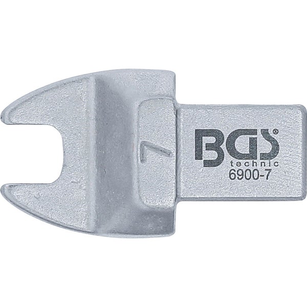 BGS Einsteck-Maulschlüssel 7 mm Aufnahme 9 x 12 mm - 6900-7