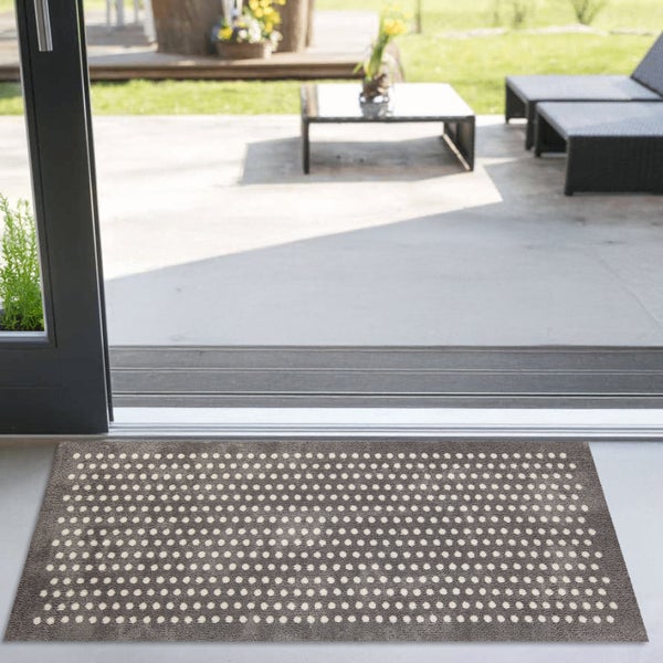 Akzente Feel Badematte mit Motiv in Braun Fußmatte 80 x 200 cm, rutschfest, saugfähig