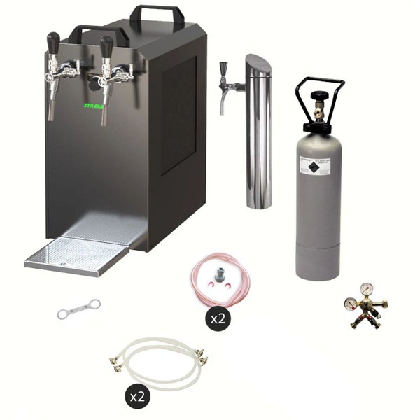 Nahaufnahme einer Calathea-Pflanze mit grünen und weißen Blättern.