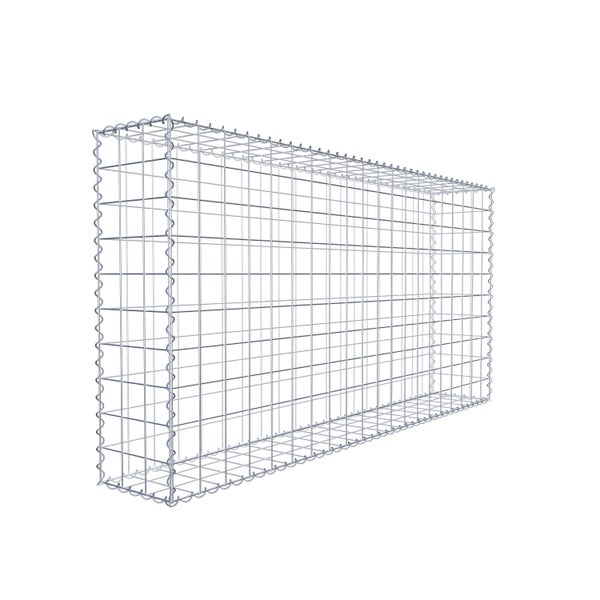 Gabione 200 cm x 100 cm x 30 cm (L x H x T), Maschenweite 10 cm x 10 cm, Spirale