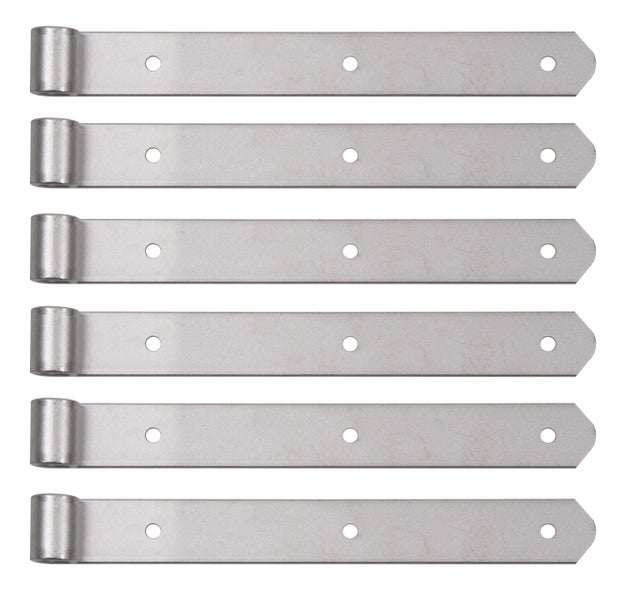 Set von sechs Langbändern aus Metall für Tore und Türen