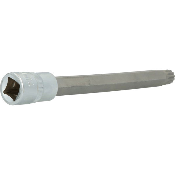 BRILLIANT TOOLS 1/2 Vielzahn-Bit-Stecknuss 200 mm lang M14 - BT022963