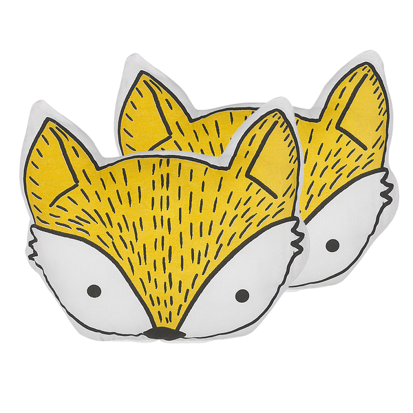 Zwei dekorative Fuchskissen