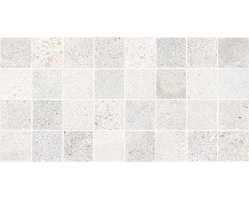 Fliesenmosaik mit Terrazzo-Optik