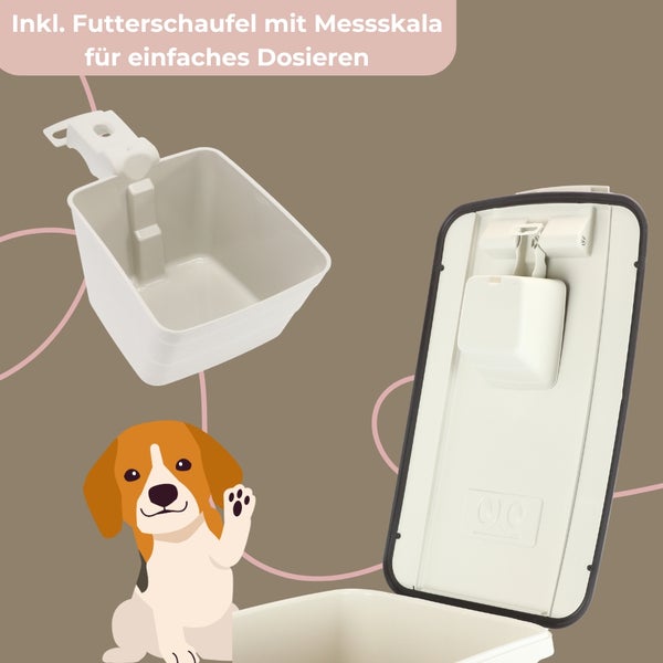Futtertonne Luftdicht mit Deckel Futtertonne Pferd Hund Hundefutter Aufbewahrung Hundefutter Box Trockenfutter Aufbewahrung Futterbox Hund 54 L