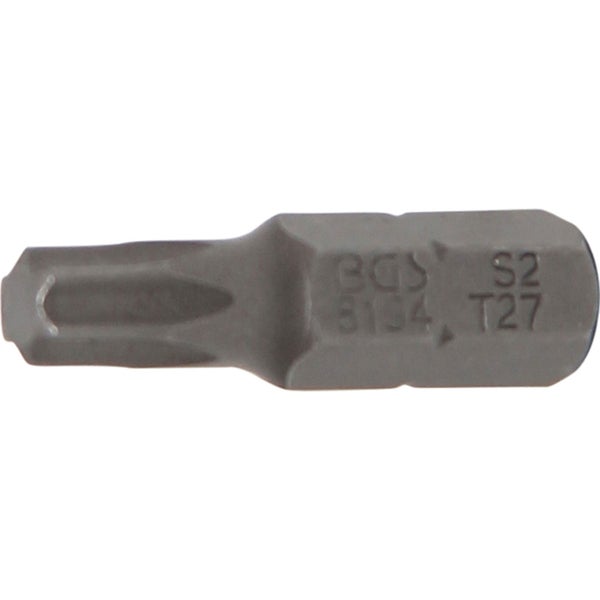 BGS Bit Antrieb Außensechskant 6,3 mm (1/4) T-Profil (für Torx) T27 - 8194