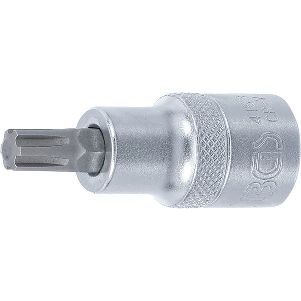 BGS Bit-Einsatz Antrieb Innenvierkant 12,5 mm (1/2) Keil-Profil (für RIBE) M8 - 4153