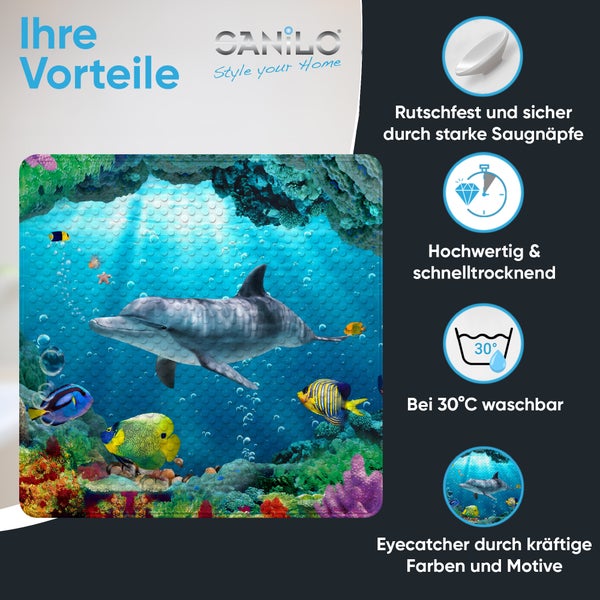 Sanilo Badematte Delphin Korallen