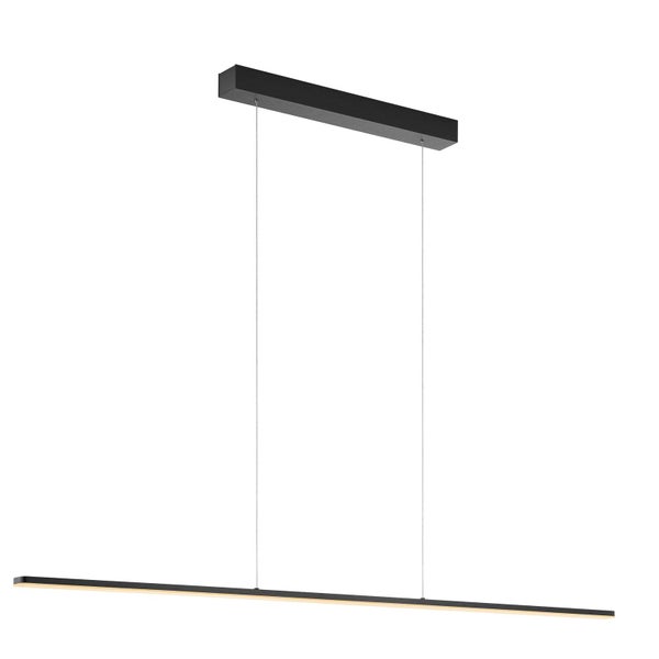 quitani LED Margita dimmbar (Modern) in Schwarz aus Aluminium (1 flammig, ) Wohnzimmerleuchte