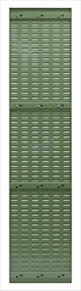 PROREGAL Orthogonale Schlitzplatte HxB 197,5 x 45,6 cm Grün