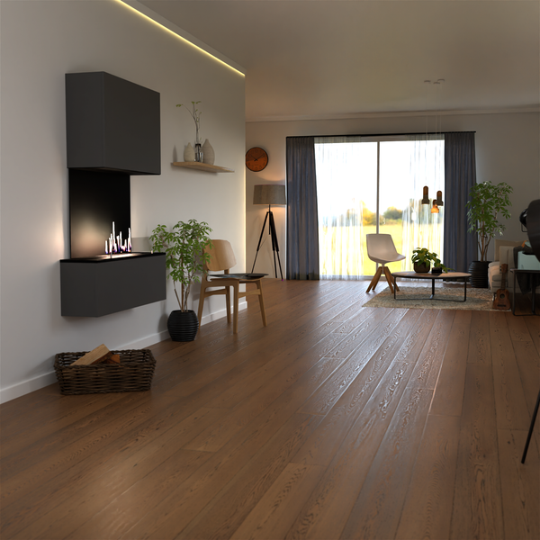 GLOW FIRE Ethanol Kamin 'Levanger' | Ethanolofen in Grau mit 3 Std. Brenndauer und 2 KW Heizleistung | BxHxT: 104x150x25,8 cm