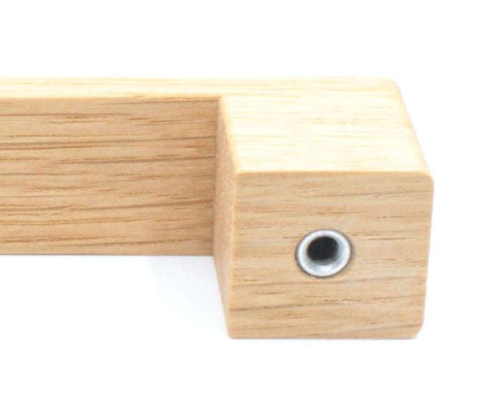 Holzgriff mit Schraubloch