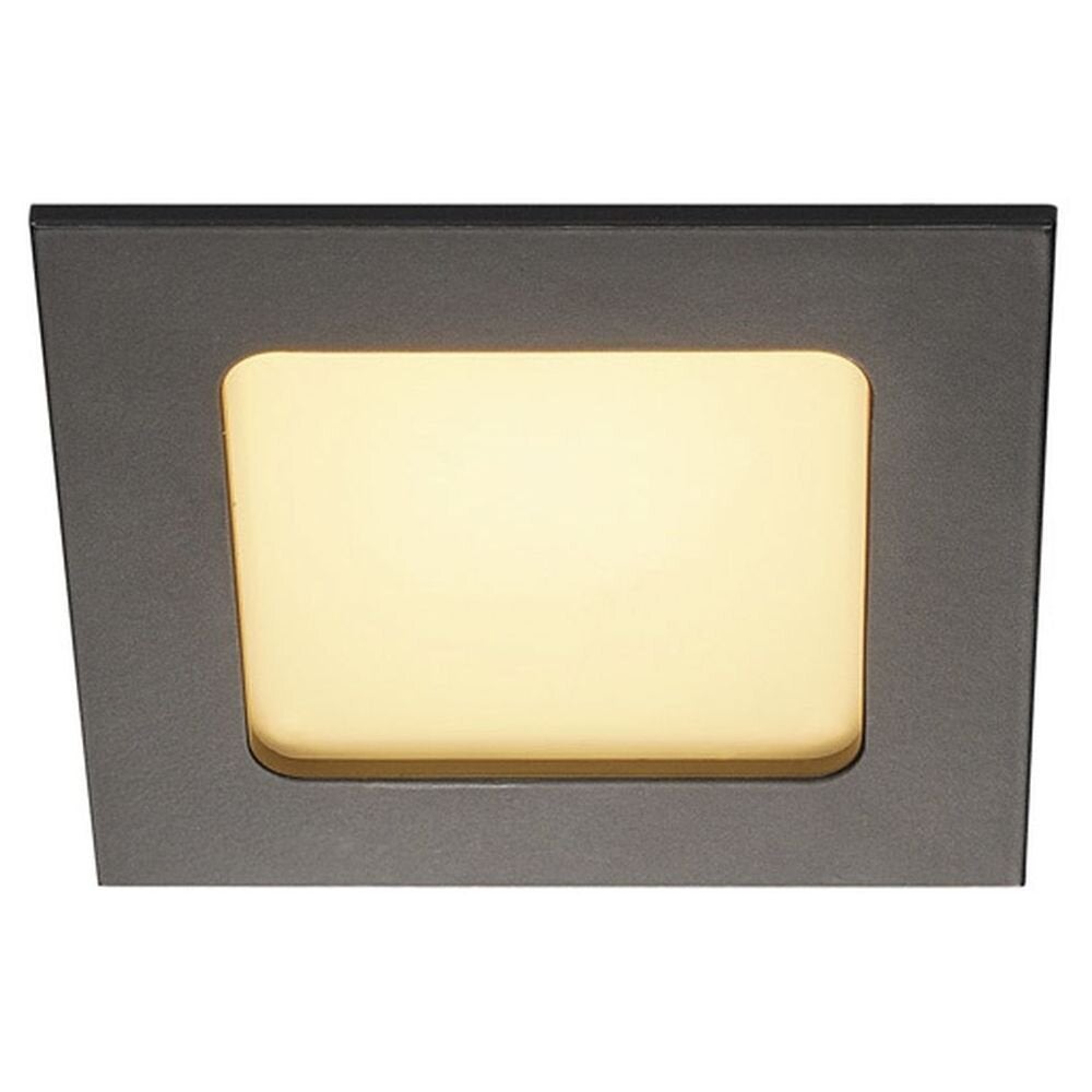 LED Einbaustrahler Frame Basic, 6W, warmweiß, inkl. Treiber, schwarz-matt