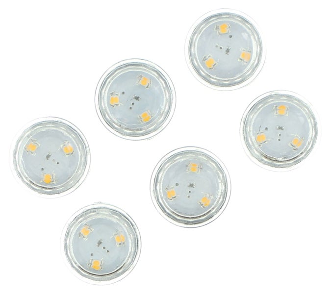 FRANK FLECHTWAREN | LED-Spot Highlight, 6er Set, KUNSTSTOFF, je Ø 3 x 2 cm, für den Außenbereich geeignet