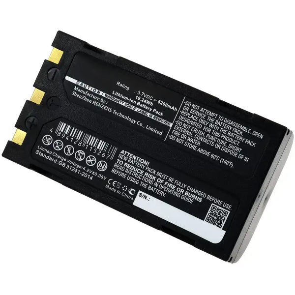 Akku passend für Ridgid Inspektionskamera CA-100 / Typ 990596 Li-Ion 3.7V 5200mAh
