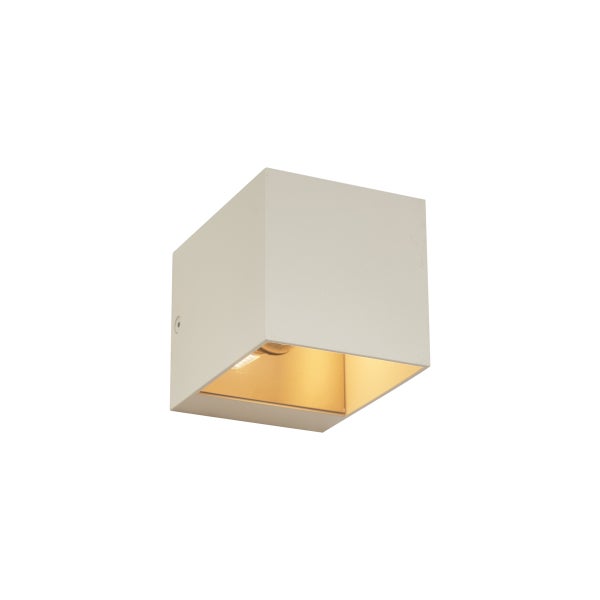 Quadratische Wandleuchte für den Innenbereich