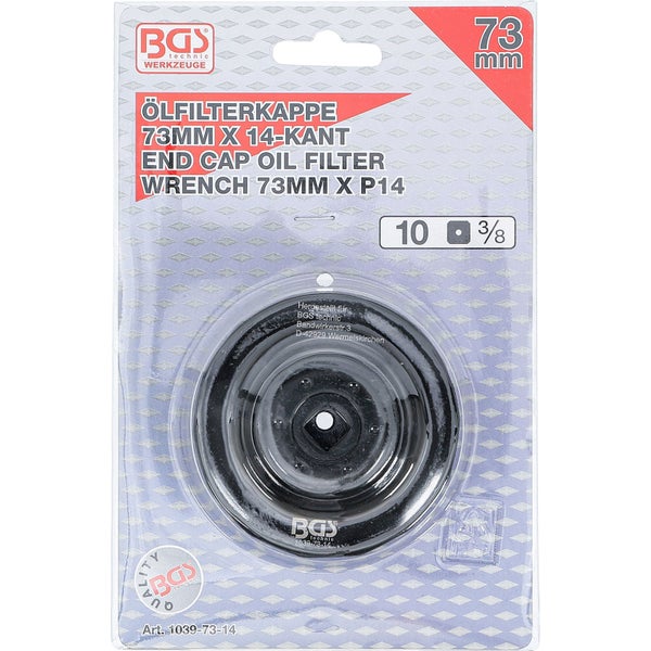 Ölfilterschlüssel, 73 Millimeter, von BGS technic