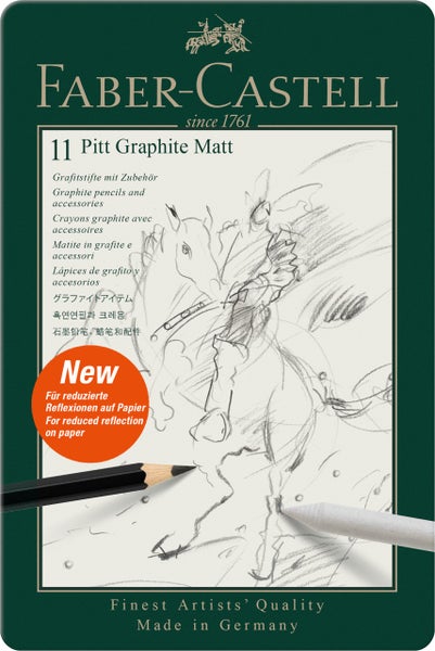 Faber-Castell Pitt Graphite Matt 11er Metalletui