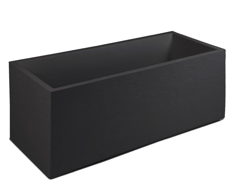 Ondis24 Pflanzkübel Kübel Graphit 100 anthracite, Blumentopf, Pflanzgefäß