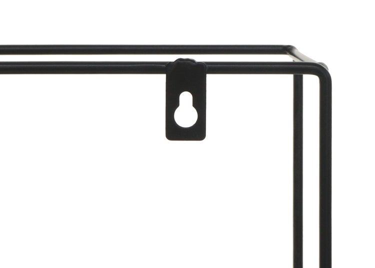 Detailansicht einer Wandhalterung aus Metall