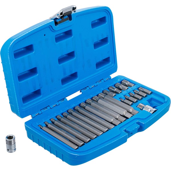 BGS Bit-Satz Antrieb Außensechskant 10 mm (3/8) Keil-Profil (für Ribe) 22tlg. - 5013