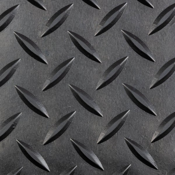 Detailaufnahme einer Anti-Rutsch-Matte mit Riffelblechmuster