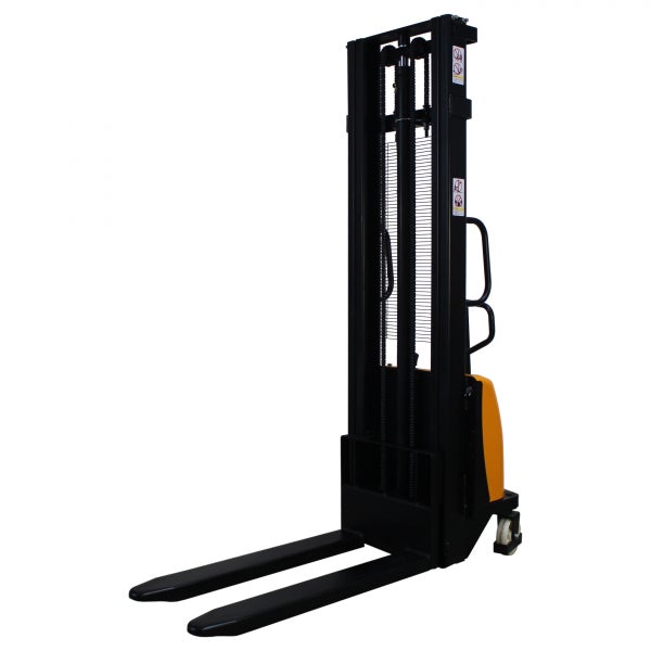 Elektro-Hochhubwagen für den Transport von Paletten und Gitterboxen