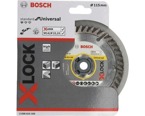 Bosch Diamanttrennscheibe Standard Universal, 115 mm