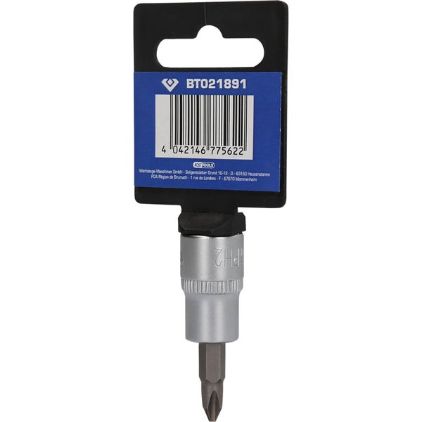 KS Tools Schraubendreher-Einsatz PH2 mit Aufnahme in Verpackung