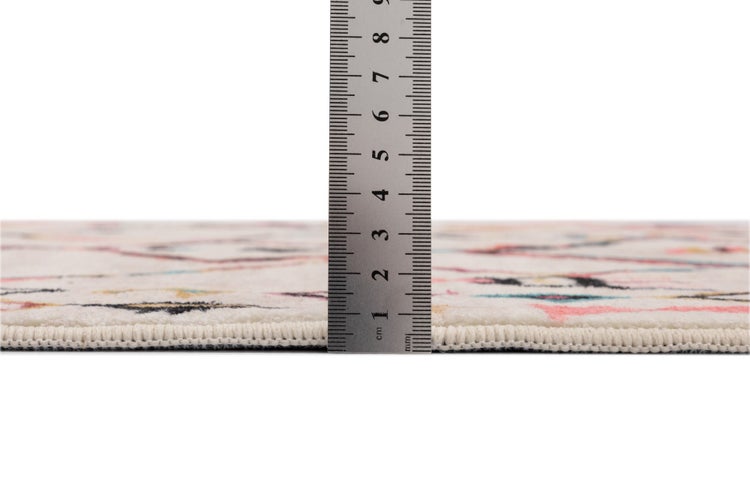 Farbenfrohe weiche Badematte Ariella Bunt 70x120 cm