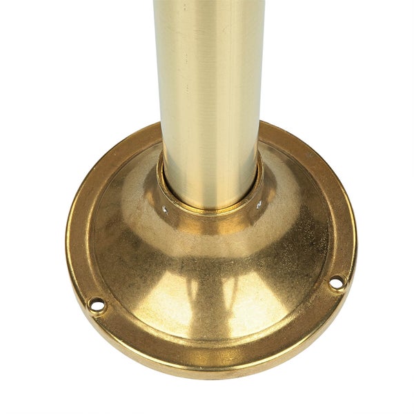 Goldfarbene Sockelrosette aus Metall