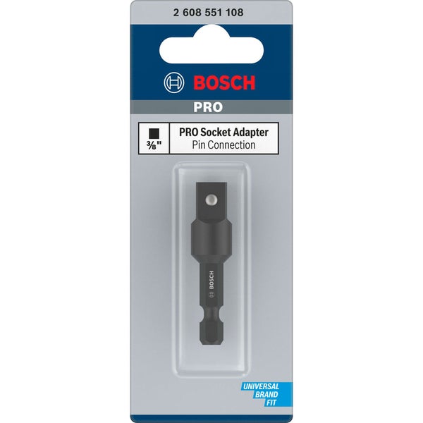 Bosch PRO Socket Adapter mit Stiftverbindung 3/8 50 mm - 2608551108