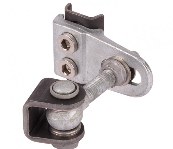 Verstellbares Torscharnier aus Metall
