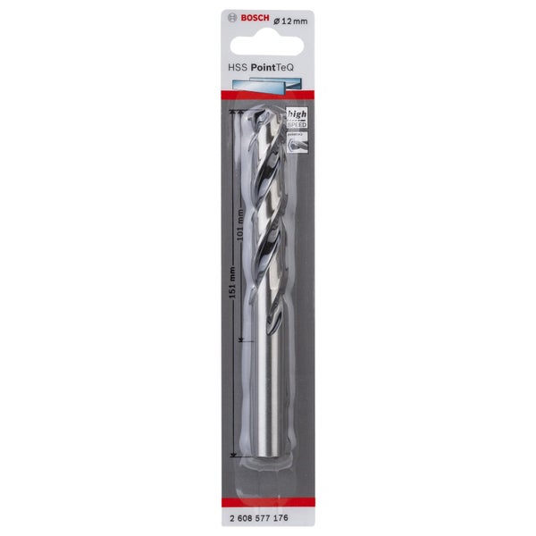 Bosch HSS PointTeQ Bohrer, Durchmesser 12 Millimeter