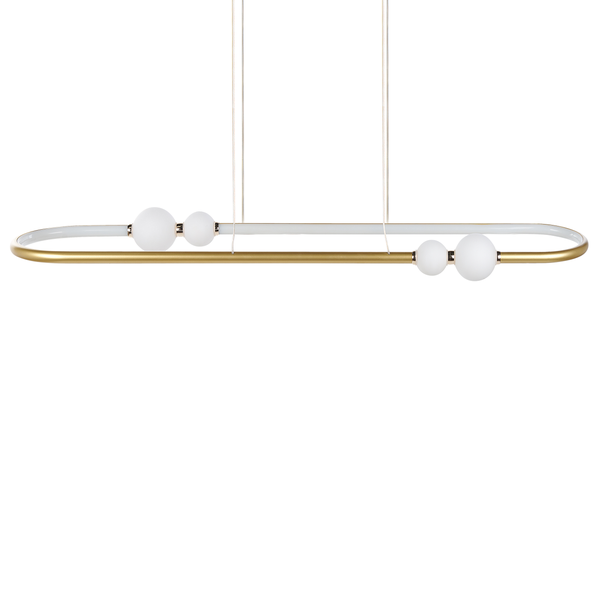 LED Hängeleuchte FEALE Metall Gold