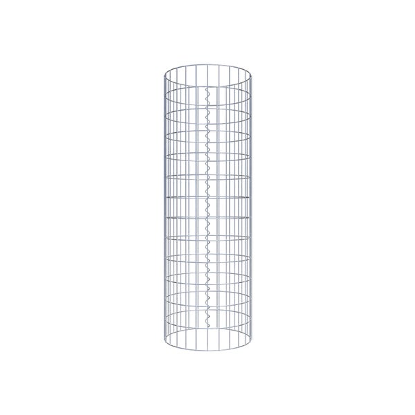 Gabionensäule Durchmesser 42 cm, MW 5 x 10 cm rund - Höhe: 1,30 m