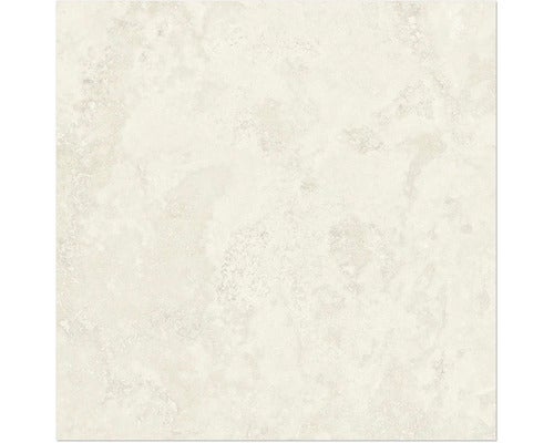 Quadratische, helle Bodenfliese mit Steinoptik