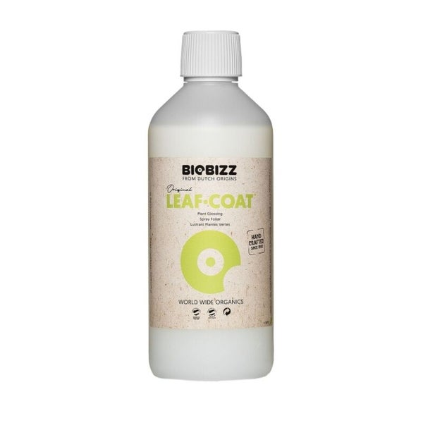 Biobizz Leaf-Coat Blattpflege und Pflanzenglanz in der Kunststoffflasche.
