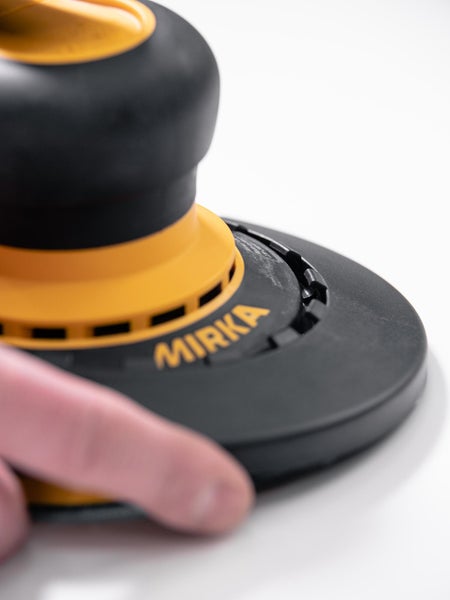 Mirka Kantenschutz Teller-Protector für 150-mm-Schleifer / Schützt den Stützteller und verhindert Schäden an der Oberfläche beim Schleifen / 8290150111