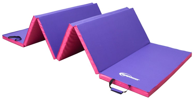 Faltbare Gymnastikmatte von eyepower mit Tragegriffen
