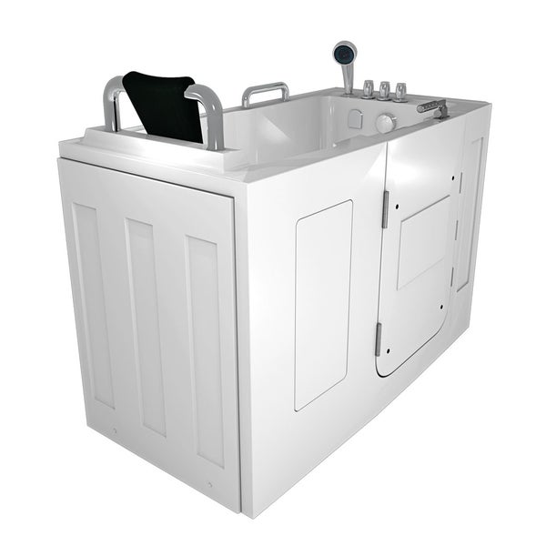 Sitzbadewanne Senioren Wanne mit Tür S07-TH-C-L 140x76cm