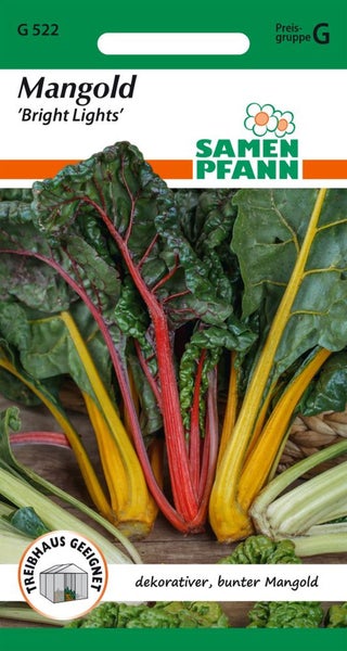 Mangold Bright Lights Saatgutpackung