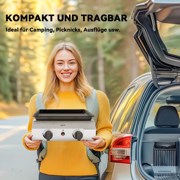 Freistehender Handtuchhalter mit zwei Stangen und rechteckigem Fuß