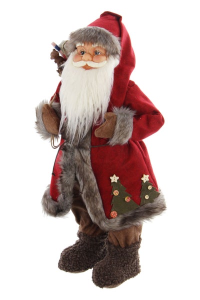 FRANK FLECHTWAREN | Figur Großer Nikolaus, TEXTIL, KUNSTSTOFF, ca. Höhe 60 cm