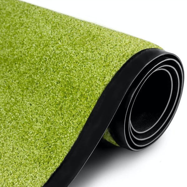 FLOORDIREKT Fußmatte Rhine - Unicolor - Schmutzfangmatte für Innen & Außenbereiche - Limone - 90 x 150 cm