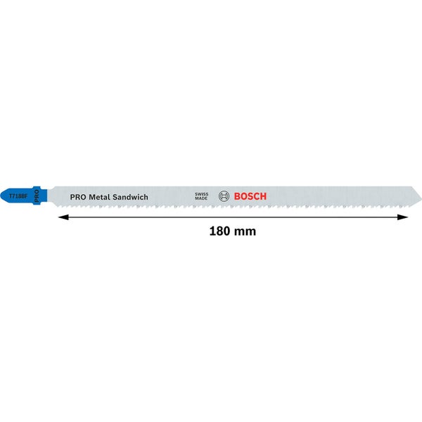 Bosch PRO Metal Sandwich T718BF Stichsägeblatt 180 mm 5-tlg. - 2608655114
